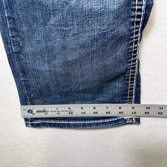 Realco Jeans Bootcut Denim Jeans Womens 32 Plus size Blue Stretch Western 2283 - Picture 8 of 11